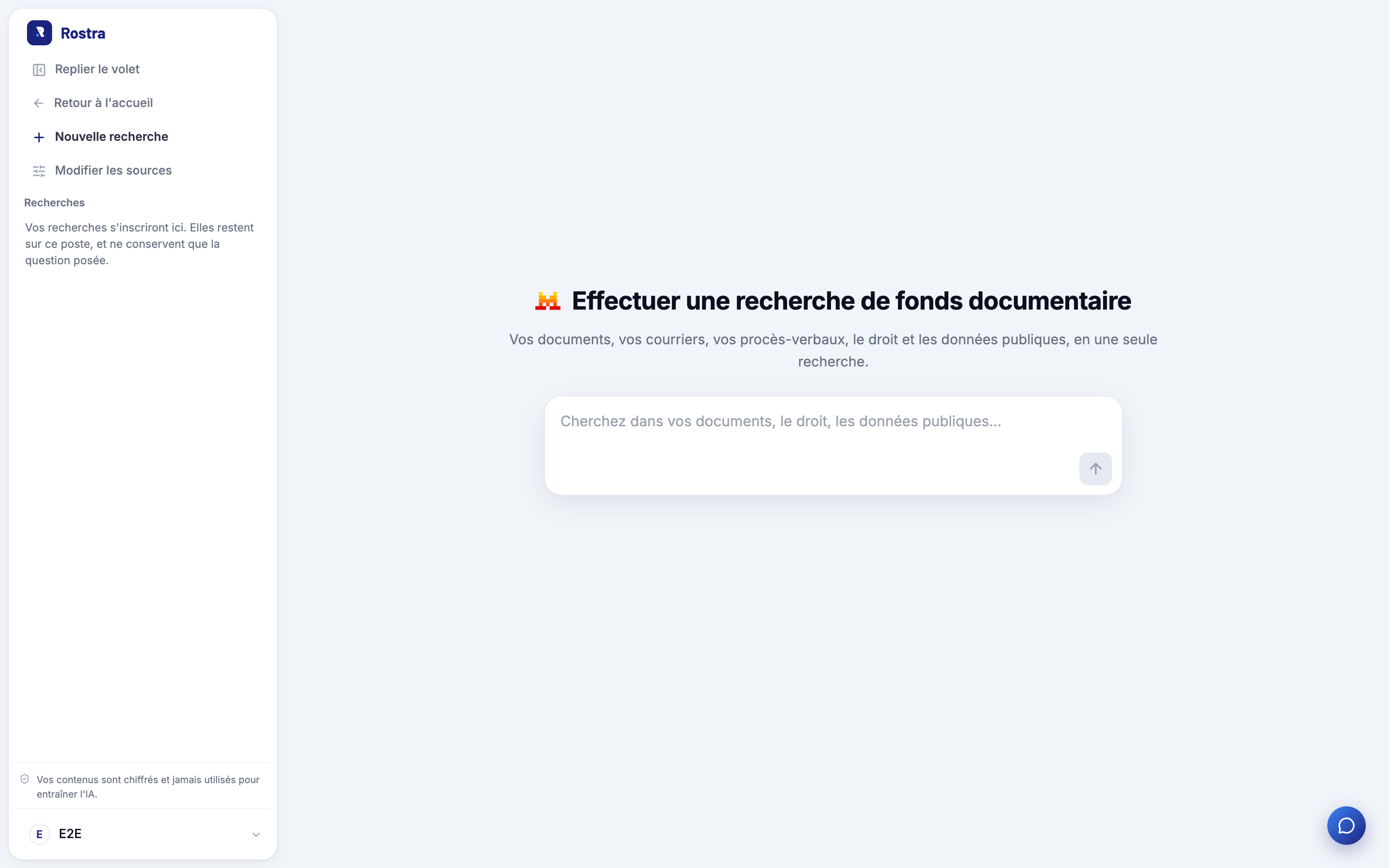 Recherche dans le fonds documentaire de la collectivité avec Rostra
