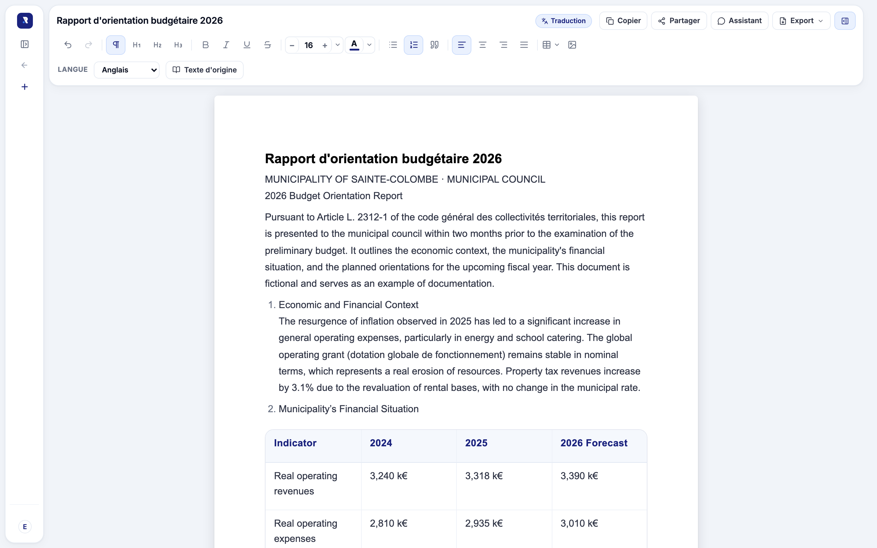 Document traduit par Rostra, structure et mise en page conservées
